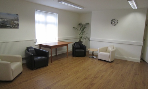 Foyer seating area