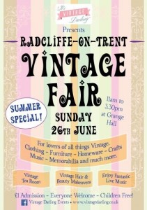 Vintage Fayre 26th June